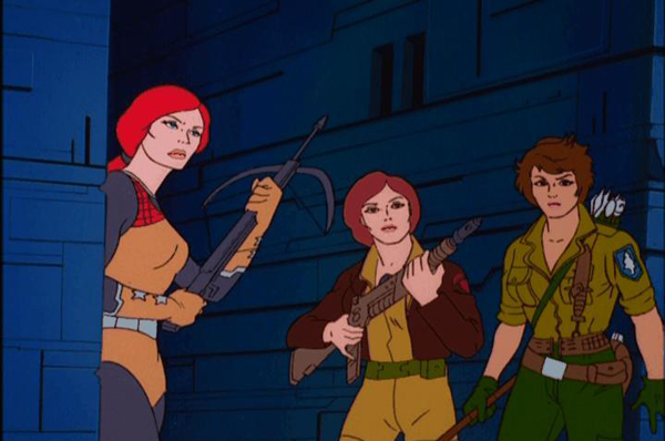 Scarlett, Cover Girl, and Lady Jaye from "Spell of the Siren"